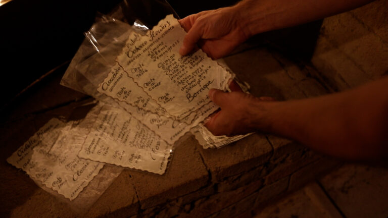 Writers exploring Torti’s personalised perfume and fragrance layering in Soho, London